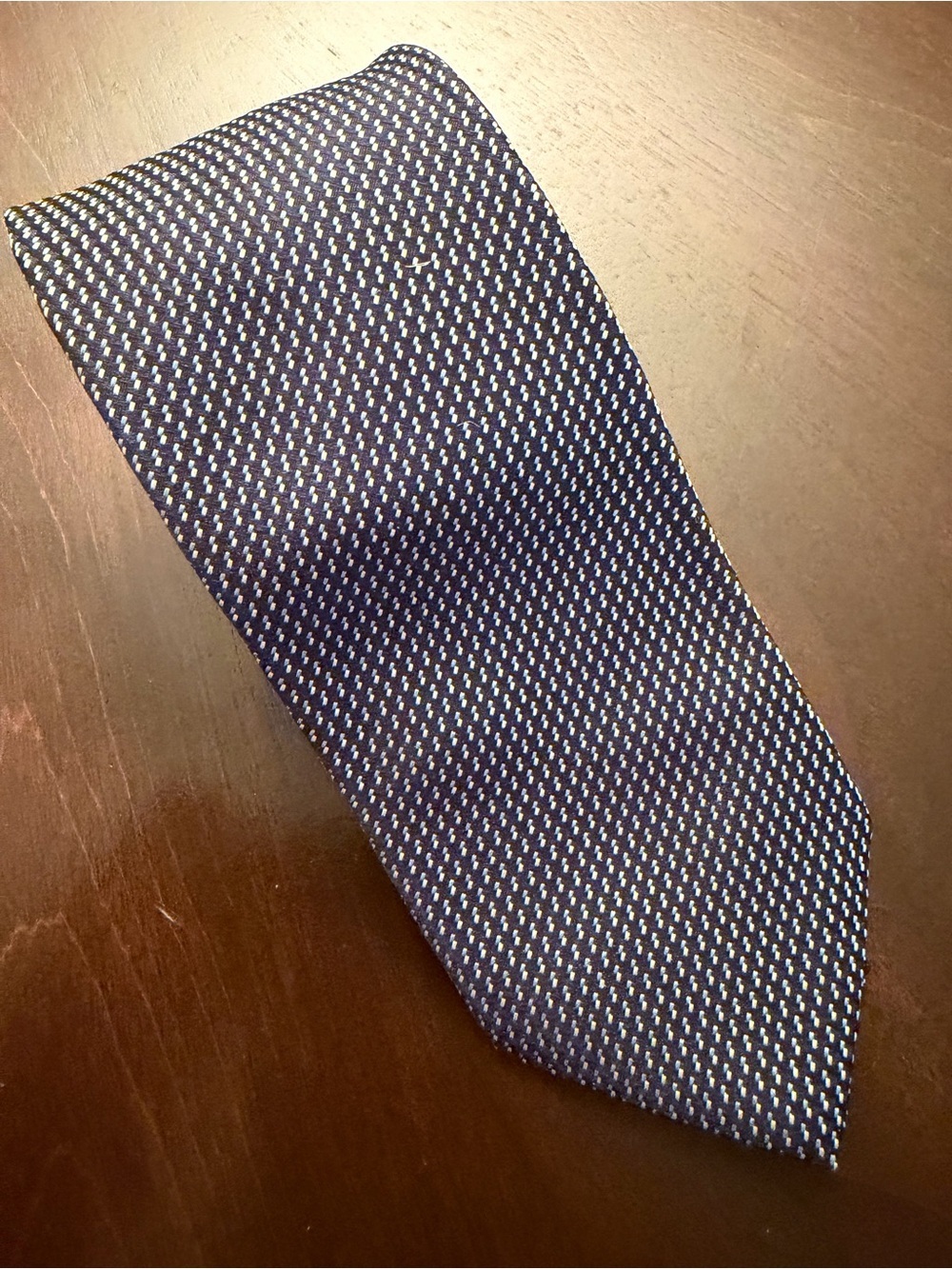 Hugo Boss Classic Navy Textured Men's Tie 3” wide
